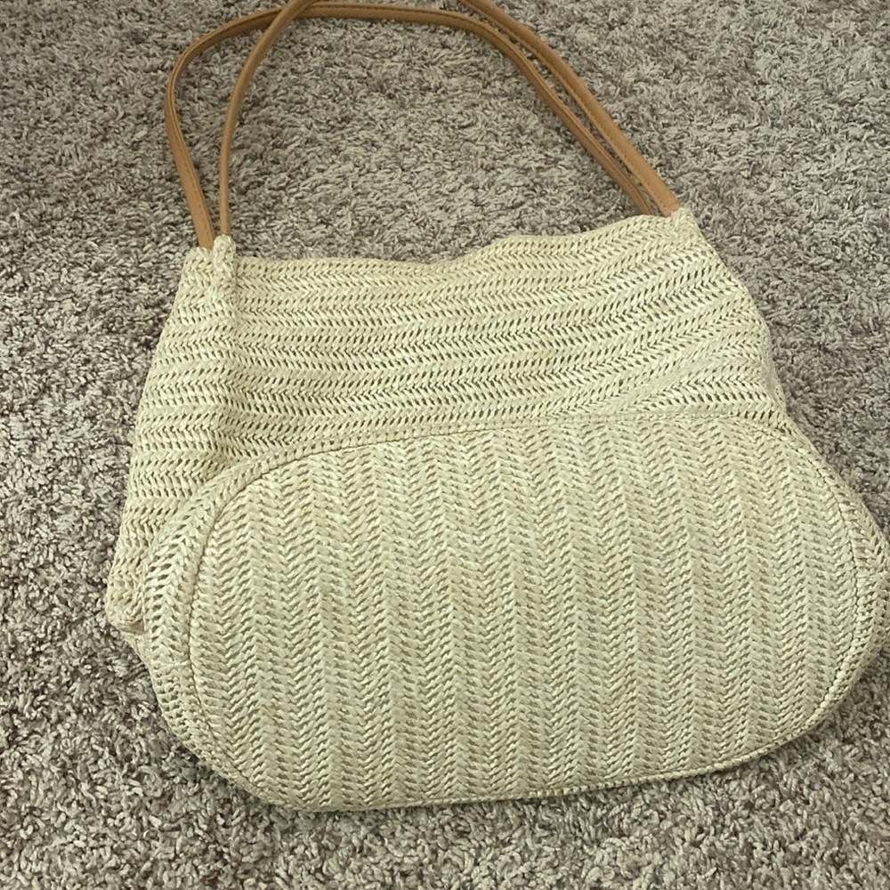 Straw Bucket Shoulder Summer Bag - Picture 9 of 10